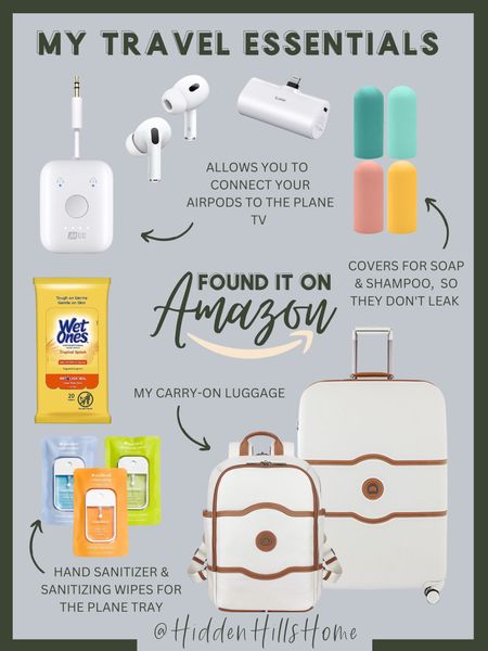 My amazon travel essentials, amazon travel finds, luggage, travel essentials from Amazon Prime! #amazon #travel

#LTKtravel #LTKstyletip #LTKFind