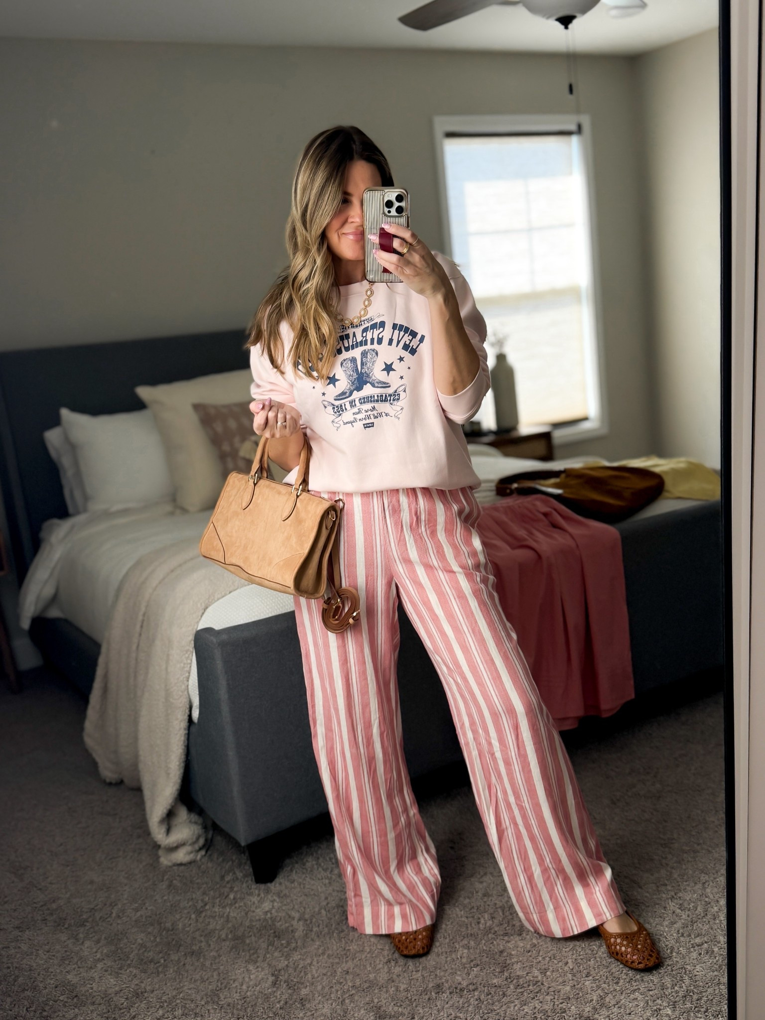 Everyday spring outfit from Target. These pants and sweater are really cute and comfy! True to size. 

#LTKOver40 #LTKSeasonal #LTKootd