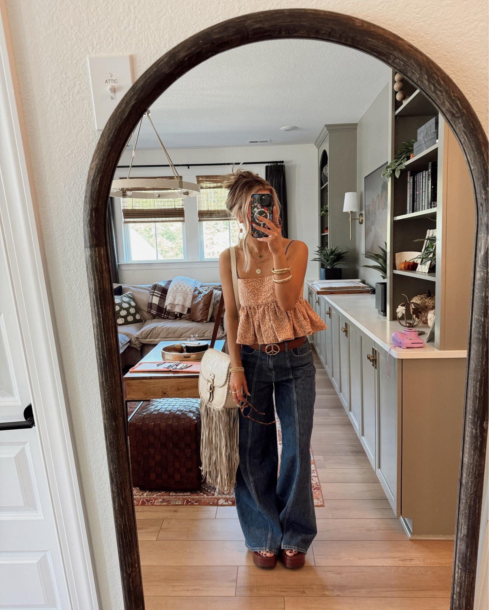 Blue Set- FP Movement 
Peplum Top- Studio Tessa Fay
Light Distressed Jeans - Free People
Darker Jeans- Amazon
Belt- Canty Boots
Gold Espadrils- old Red Dress
Dark Sandals- Free People
Black Purse- old Free People
White Purse- Spell Designs 
Sunnies - Amazon
Bracelet - Revolve
Earrings- Twisted Silver 
Ring- Goldie Lew
Lipstick- Milani 
Perfume- Marc Jacobs Daisy 


#LTKItBag #LTKShoeCrush