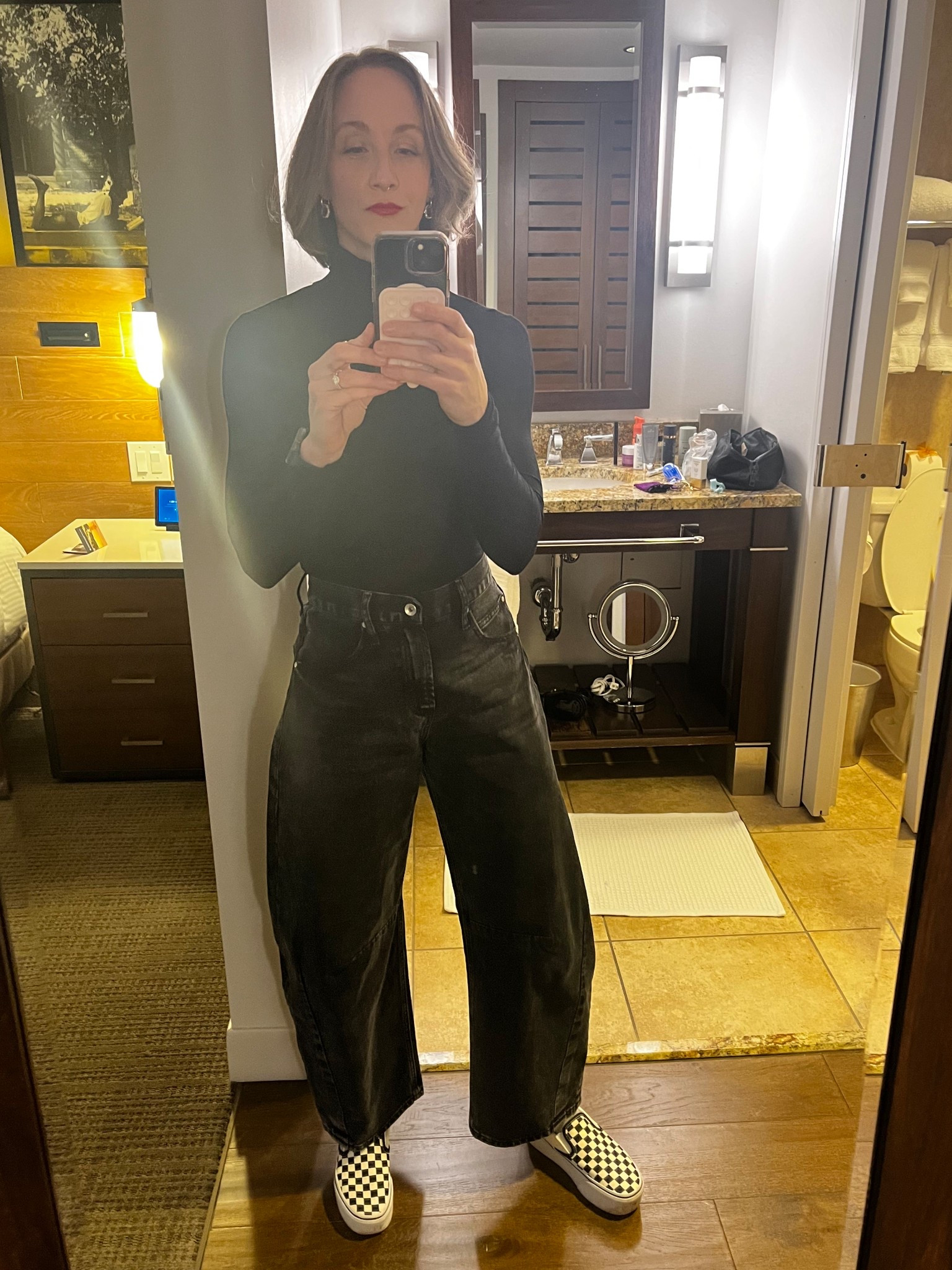 All black everything, casual but classy. I love barrel jeans. Size 25

#LTKStyleTip #LTKBeauty #LTKParties