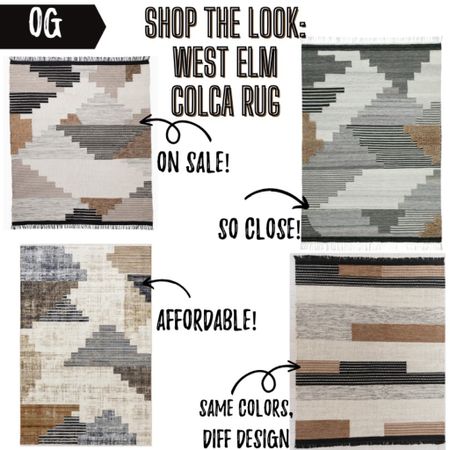 Great news for Colca rug lovers - the OG, fan favorite, is currently on a great sale! And, you can shop the look for less with these rugs that have a similar color palette and vibe! 

#LTKhome #LTKsalealert