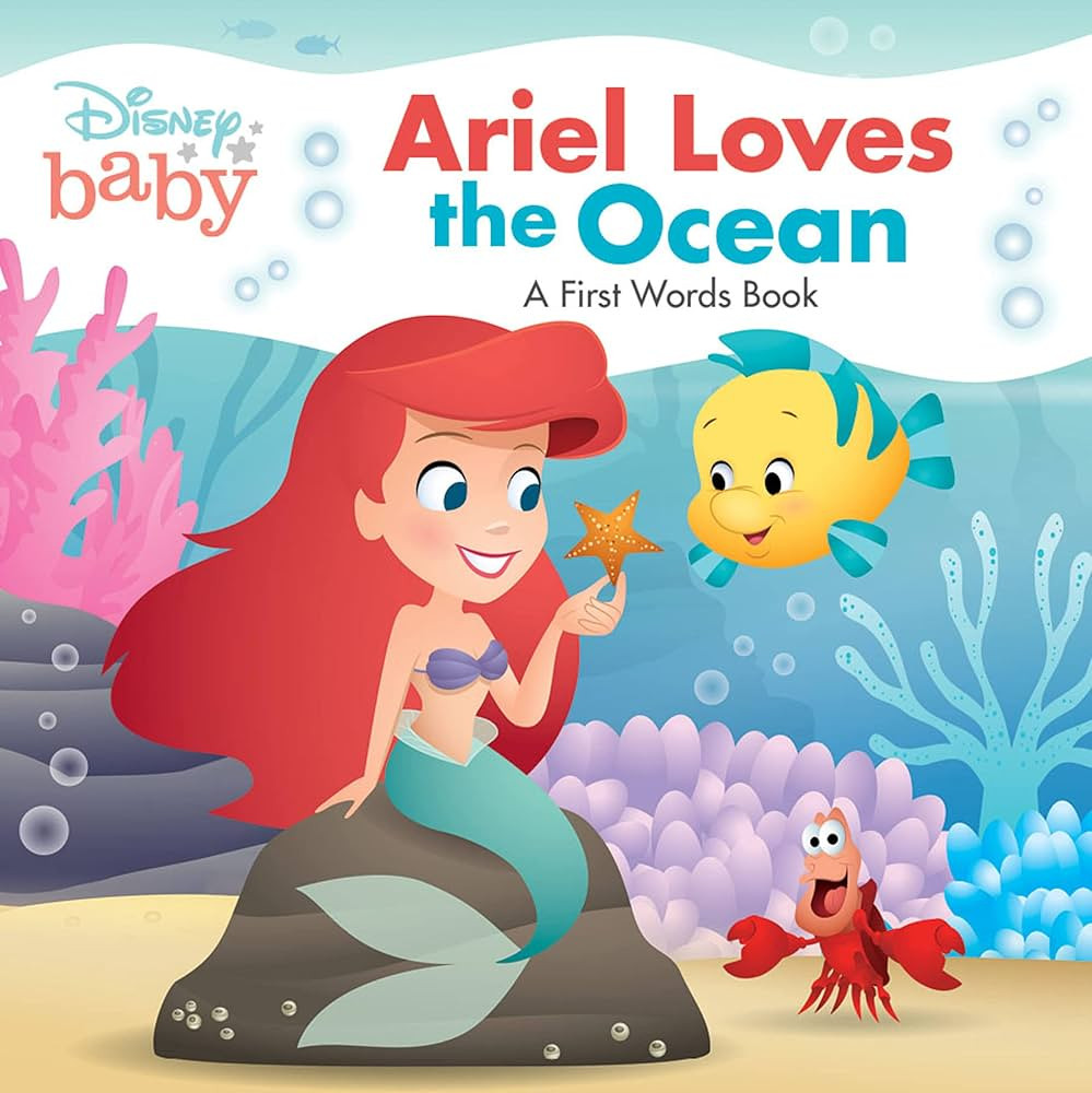 Disney Baby: Ariel Loves the Ocean: A First Words Book | Amazon (US)