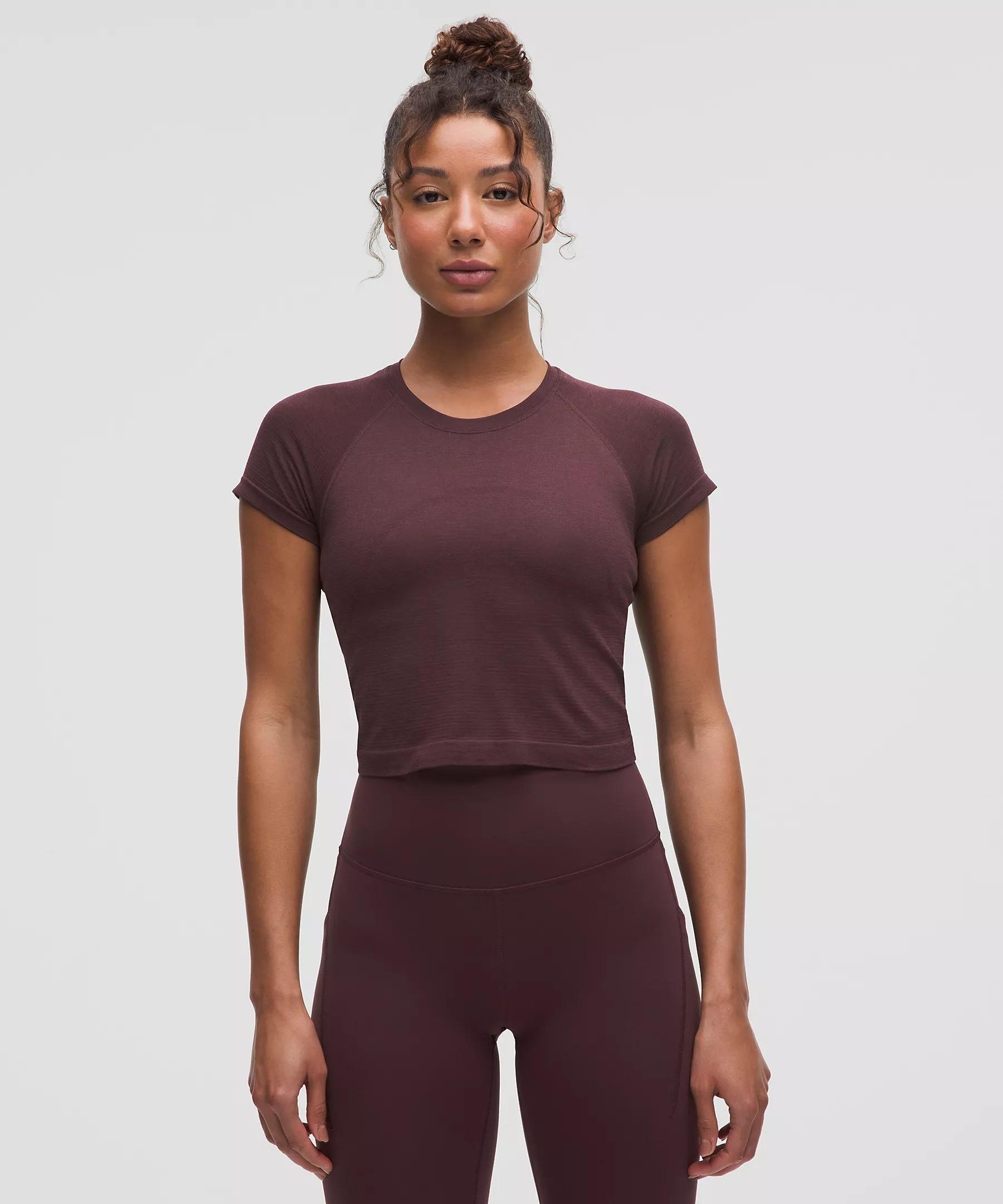 Swiftly Tech Cropped Short-Sleeve Shirt 2.0 | Lululemon (US)