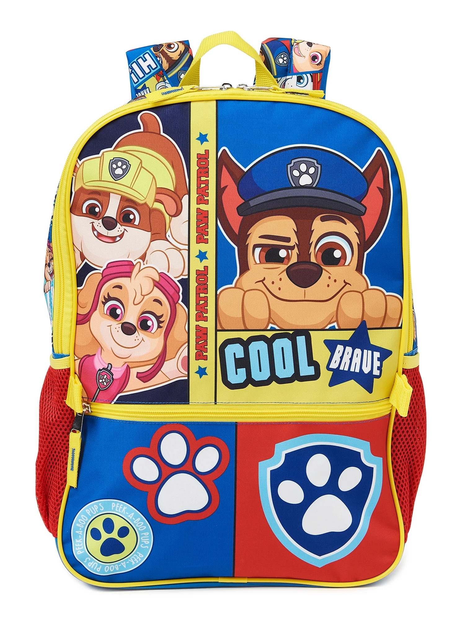 Paw Patrol Boys Peek-A-Pup Backpack with Lunch Bag 2-Piece Set - Walmart.com | Walmart (US)