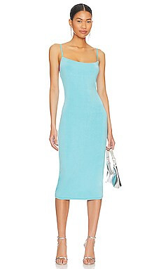 superdown Sabrina Midi Dress in Blue from Revolve.com | Revolve Clothing (Global)