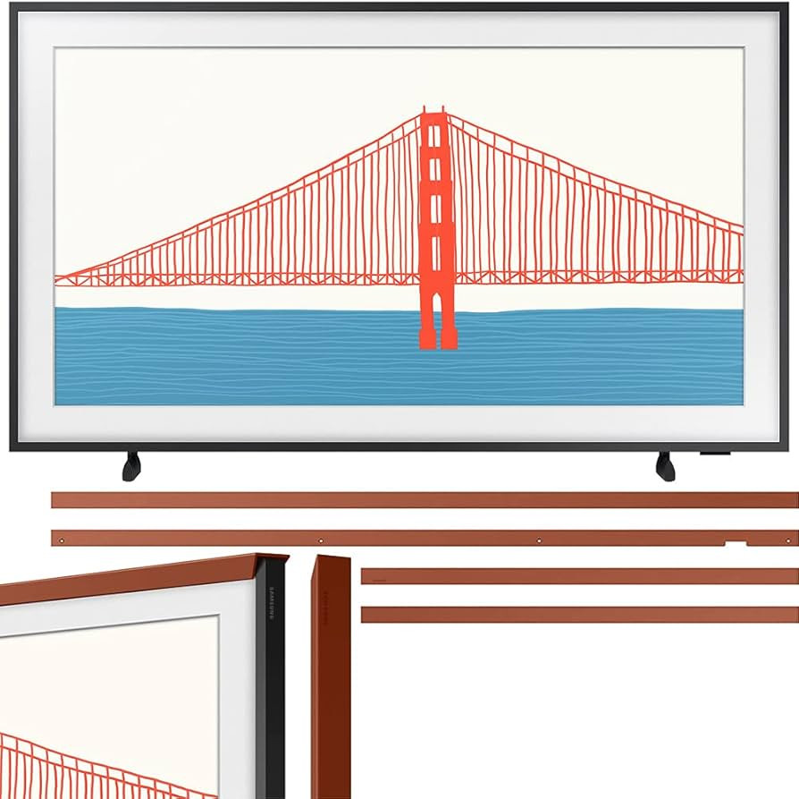 Samsung QN65LS03AAFXZA 65 Inch The Frame QLED 4K Smart TV Bundle 65 inch The Frame Customizable B... | Amazon (US)