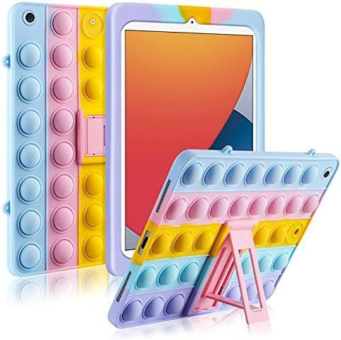 for iPad 10.2 Case with Stand 2020 iPad 9th 8th Generation Case 2021 Fidget Pop Toys Push It Bubb... | Amazon (US)