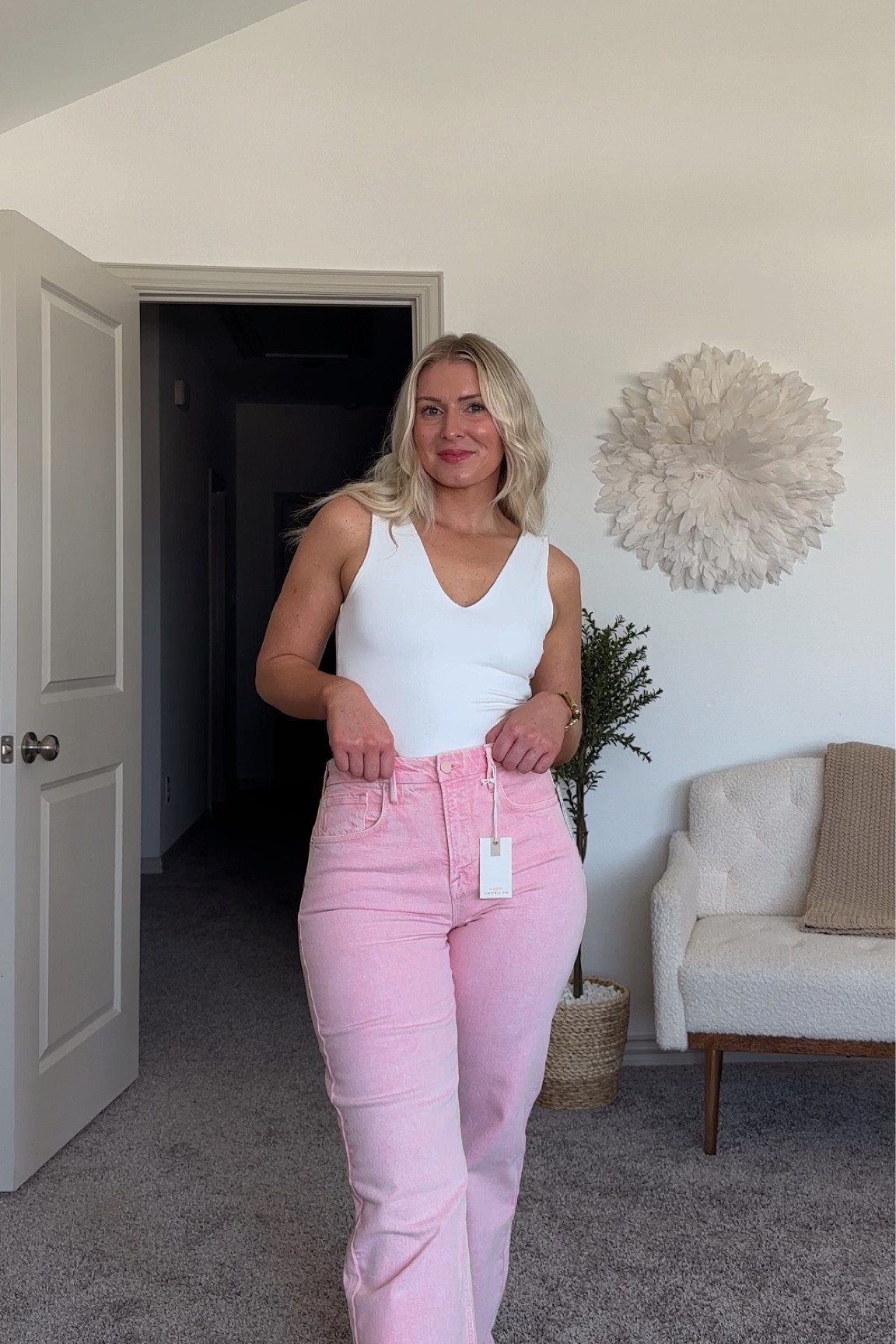 The pink denim of my dreams 🥹💗

#LTKunder100 #LTKcurves #LTKstyletip