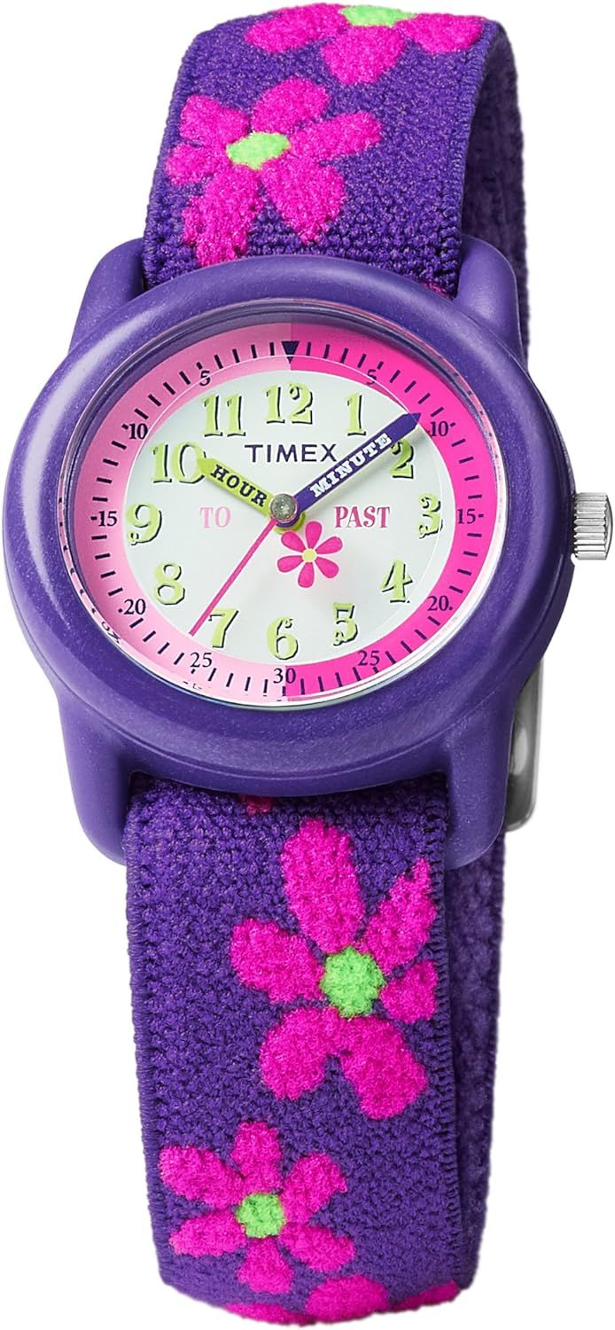 Timex Girls Time Machines Analog Elastic Fabric Strap Watch | Amazon (US)