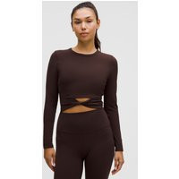 Cropped Nulu Twist-Hem Long-Sleeve Shirt | Lululemon (US)