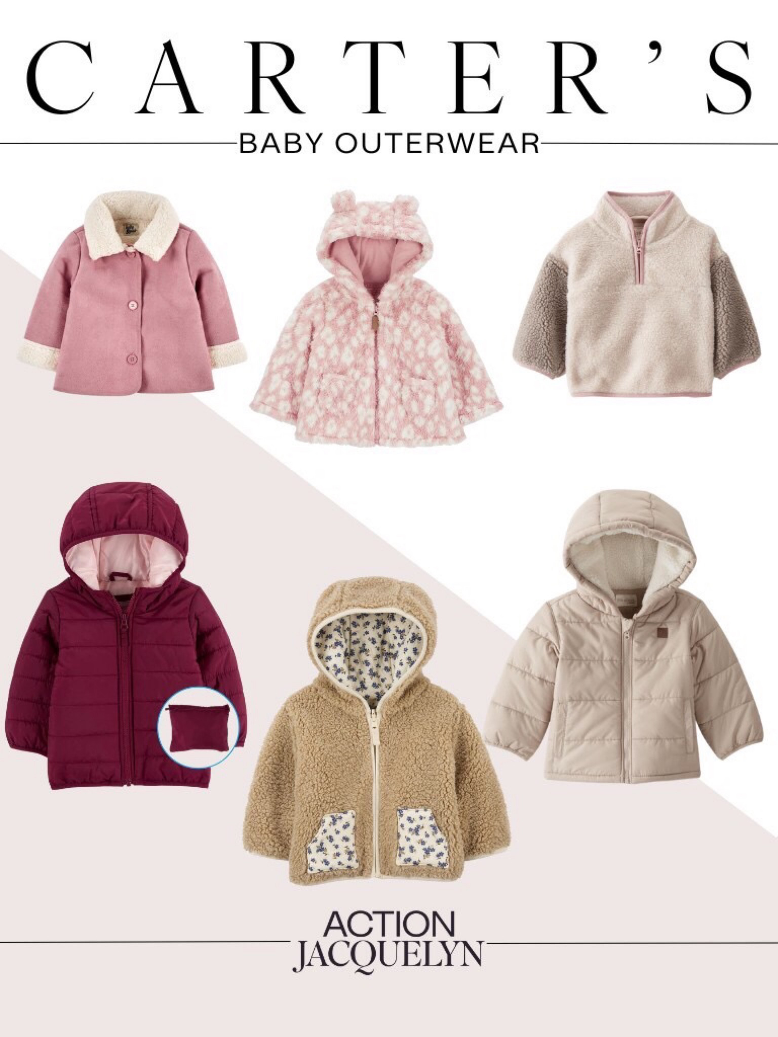 Bundle up your little one in cozy cuteness! Explore adorable baby outerwear from Carter's – where warmth meets irresistible style. 

#CartersBaby #OuterwearAdventures #CuddlyComfort #BabyFashion #BundleOfJoy #LimitedTimeOffer #BabyStyle #CartersAdventures #WarmAndStylish #BabyOuterwear

#LTKbaby #LTKstyletip