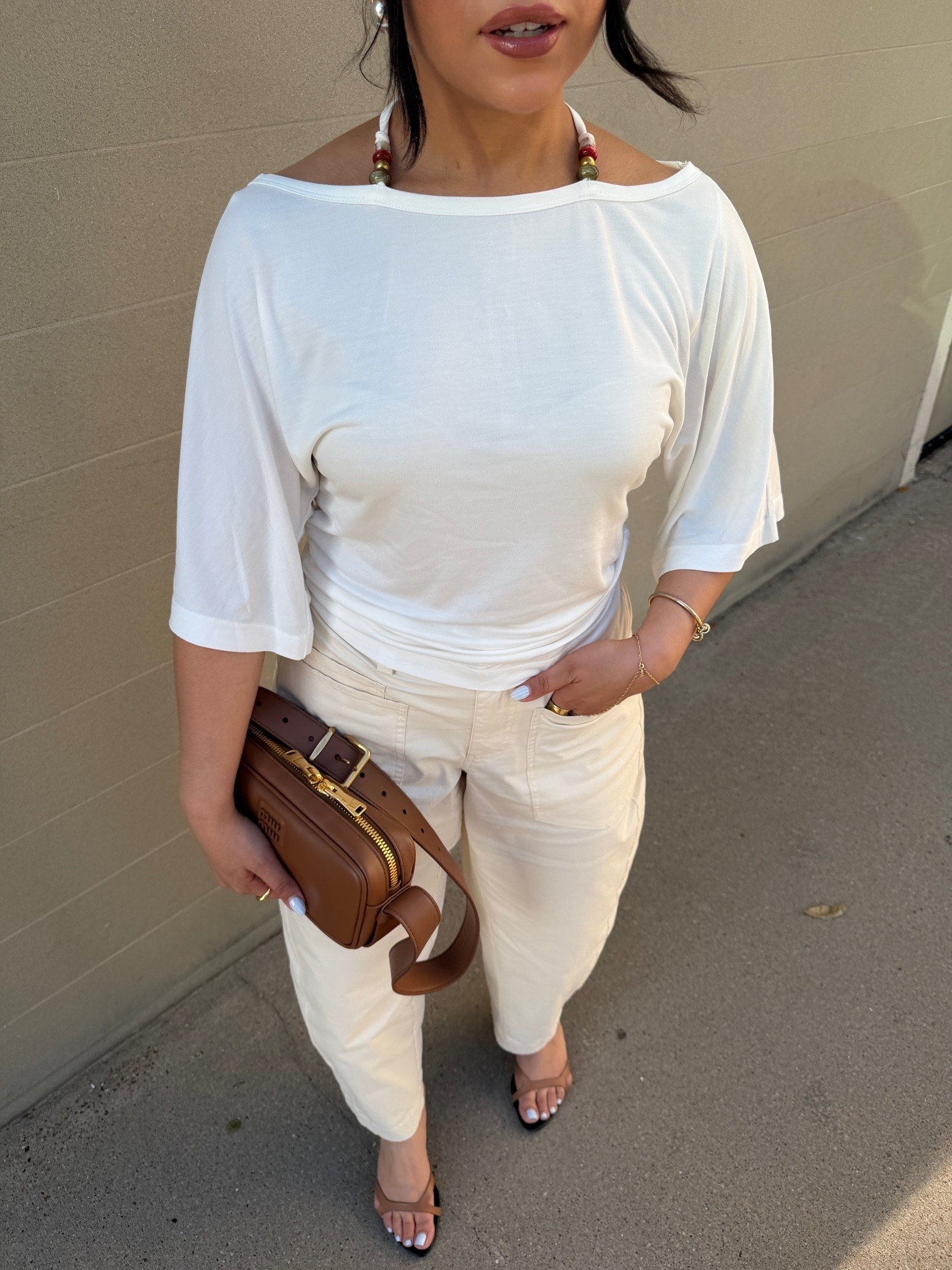 Top: small
Pants: 4 
Heels: 6.5

#LTKootd #LTKgrwm #LTKdayinmylife