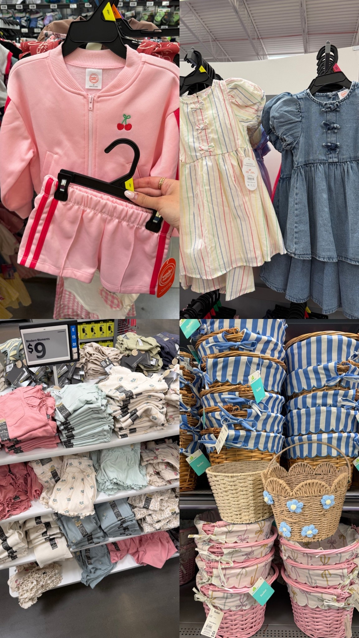 Walmart new arrivals for toddler girls! Also LOVE the Easter baskets! 

#LTKBaby #LTKKids #LTKSeasonal