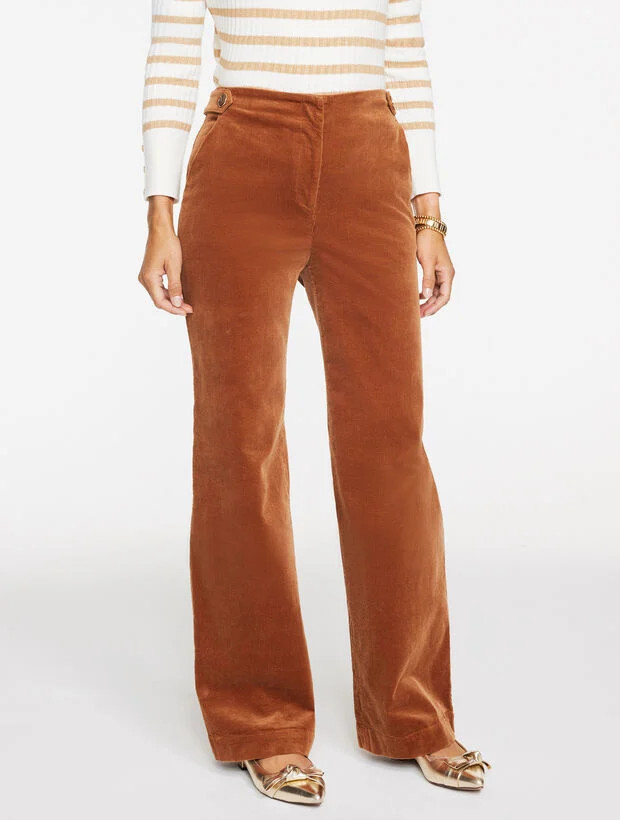Wide Leg Corduroy Pants | Talbots