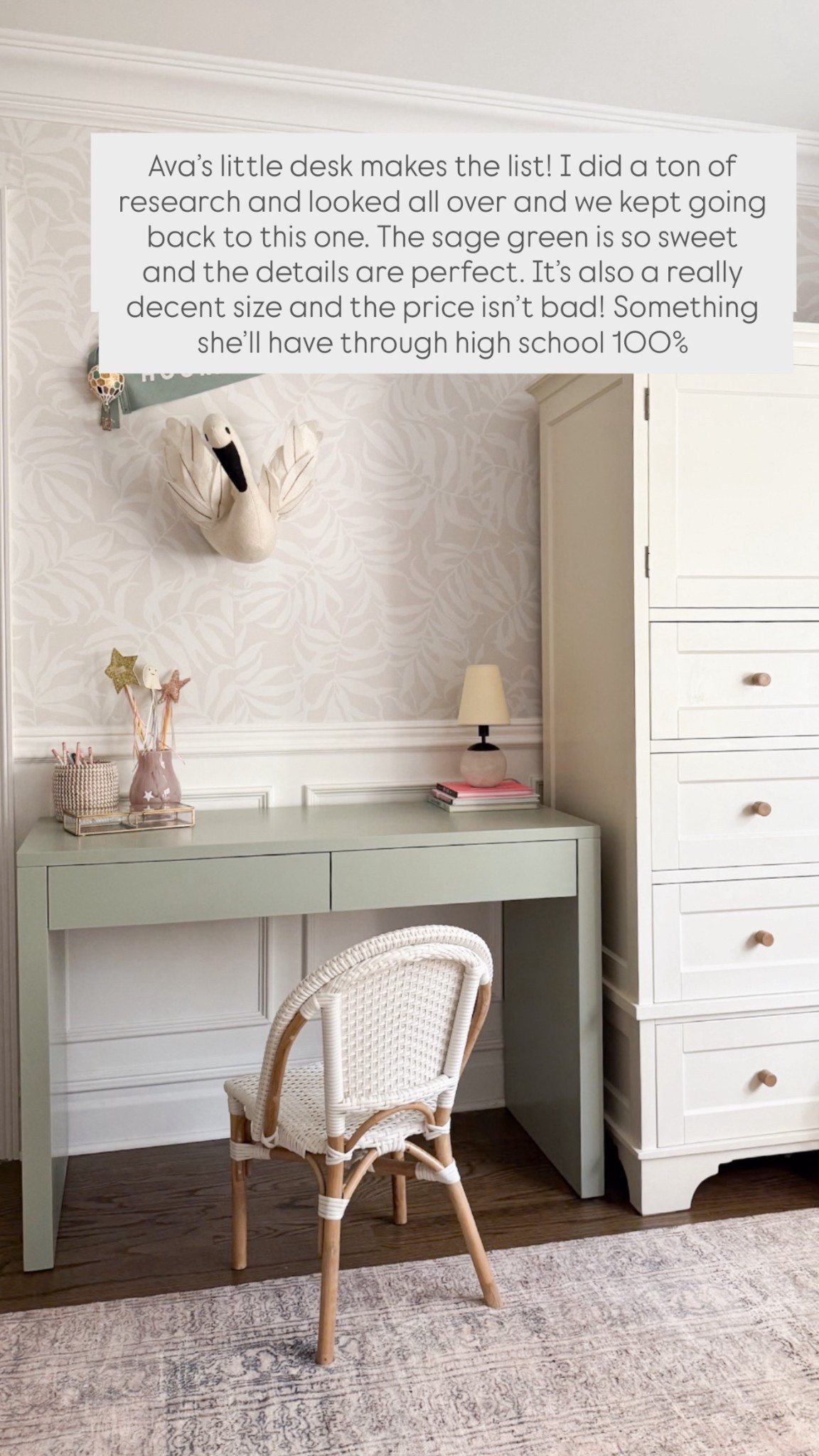 Ava’s little Crate & Kids desk was one of my favorite home purchases of the year! The sage green is so sweet and the details are perfect. It’s also a really decent size and the price isn’t bad! Something she’ll have through high school 100%. Would make a great “big gift” 

#LTKGiftGuide #LTKHome #LTKKids