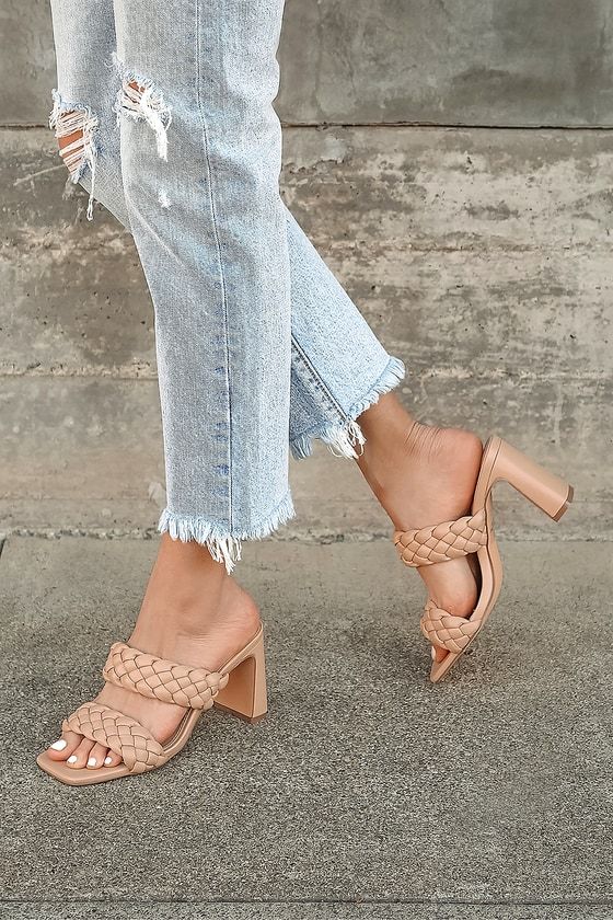 Louella Light Nude High Heel Sandals | Lulus