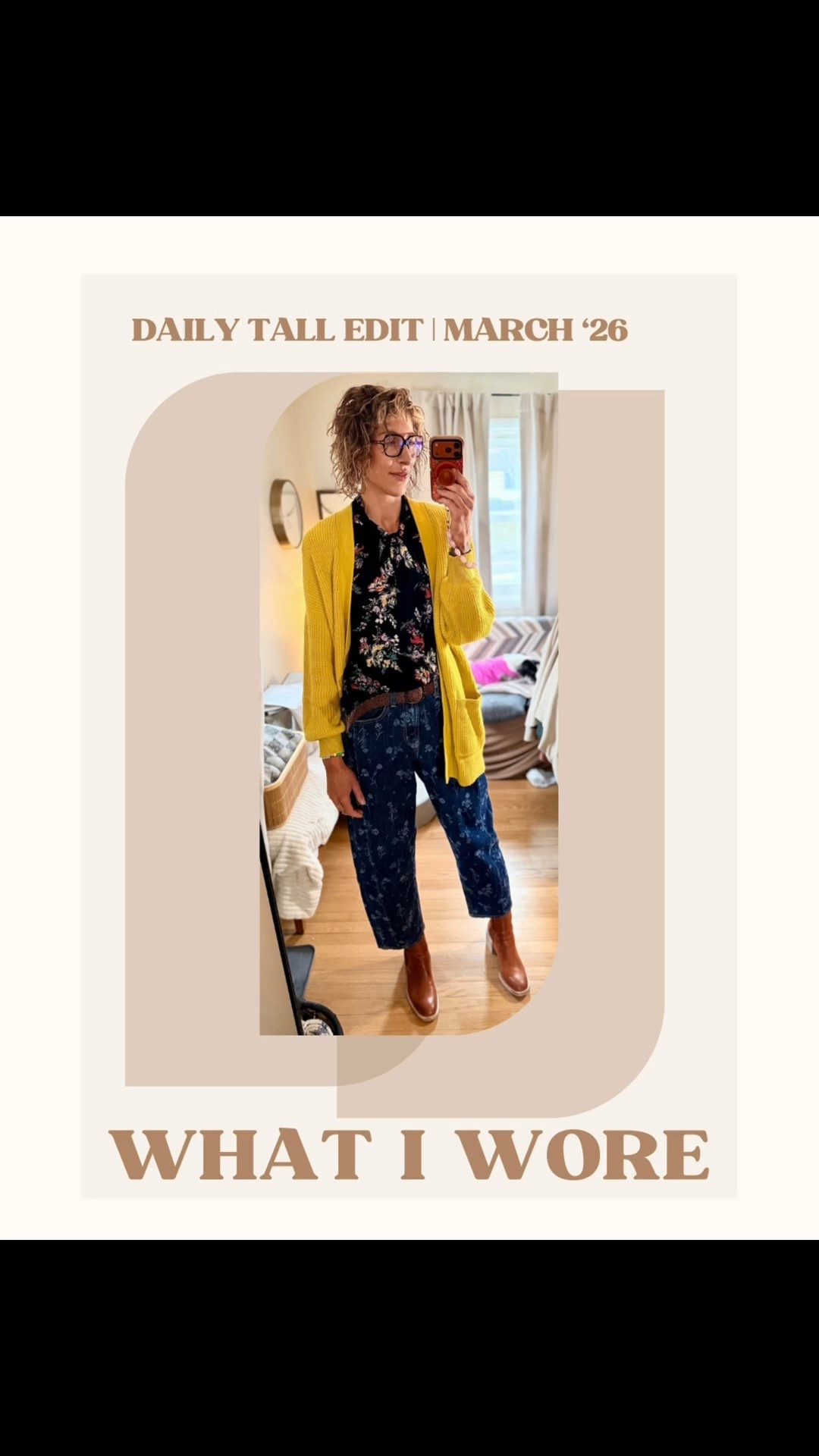 This is a good example of intentional ankle length.
There’s a difference between cropped and unintentionally short. These hit at the narrowest part of the ankle, which keeps the silhouette clean. Pairing them with a heeled boot eliminates awkward spacing and maintains length through the leg.
The longer cardigan creates vertical balance — especially important at my height — and keeps the look from feeling choppy.
When you understand proportion, trends feel less risky.


#LTKMidsize #LTKSaleAlert #LTKTall