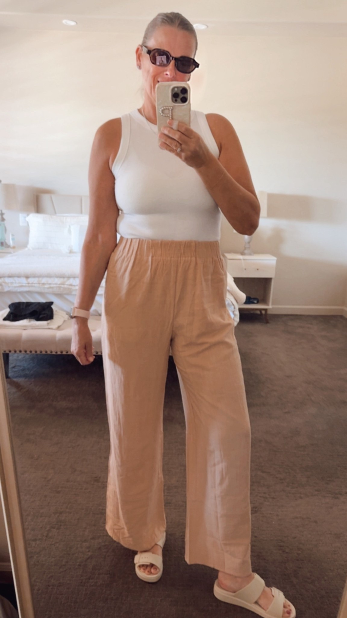 Easy casual Look

Linen pants, elevated casual outfit, vacation outfit, casual chic look, vacation outfit, European outfit

#LTKOver40 #LTKTravel #LTKootd