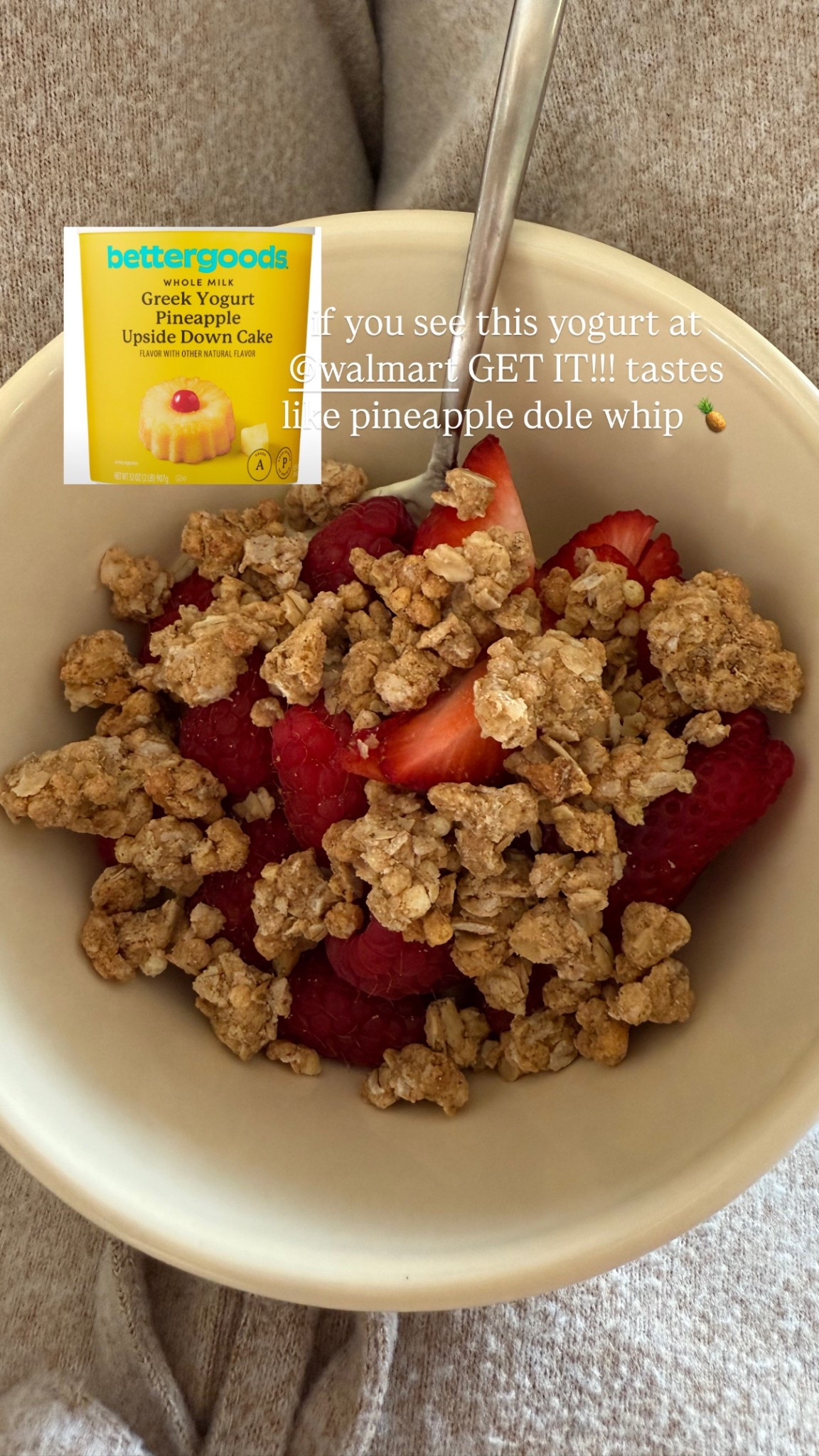 Pineapple dole whip yogurt omg you need it