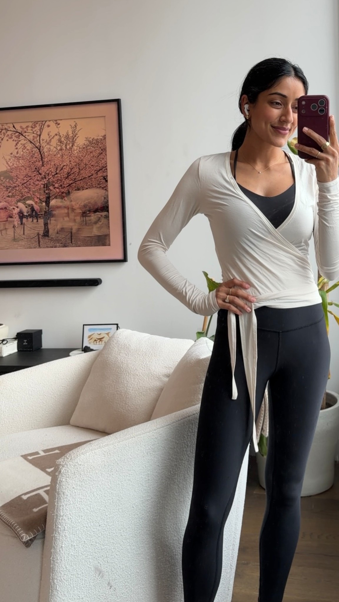 What I wore to Pilates today. 