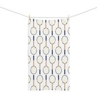 Hand Towel, Vintage Tennis Racket Towel For Preppy Bathroom in Racquet I Absorbent, Soft & Lightweight L Sport | Etsy (US)