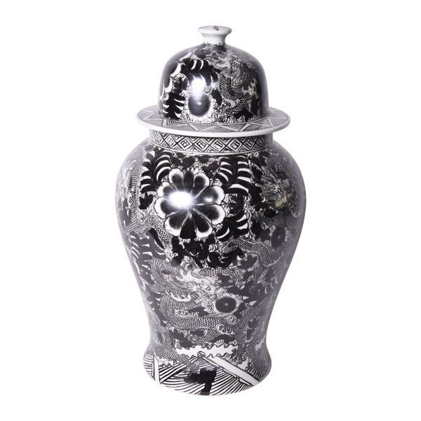 Black Temple Jar W/ Dragon & Floral Motif
     
  15% OFF | Scout & Nimble