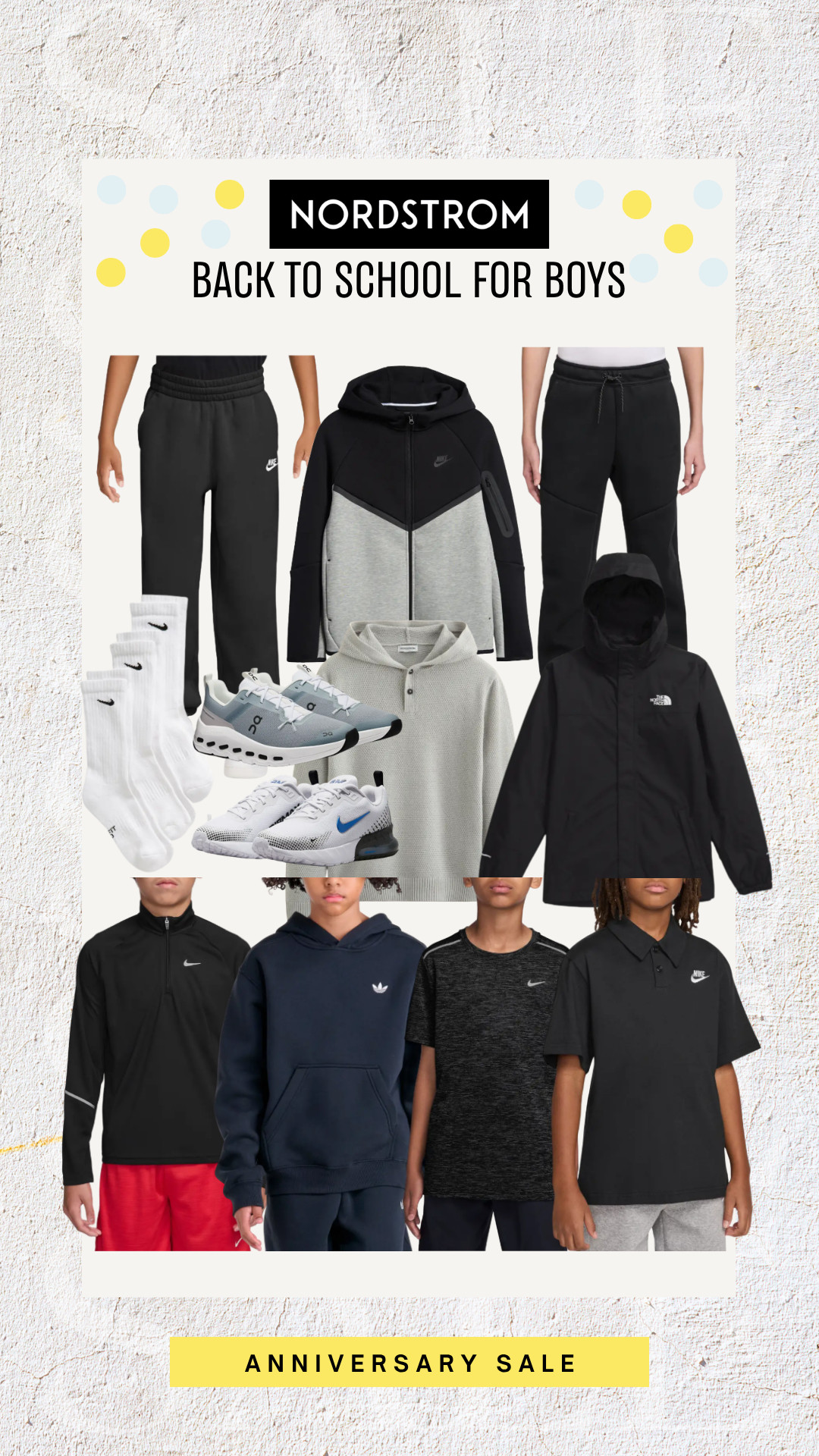 Get him ready for the new school year with sporty and comfortable essentials perfect for class, practice, and weekends.

boys back to school, boys school outfit, kids athleisure style, back to school essentials, boys everyday outfit, school ready style, boys activewear outfit, casual school look, fall school wardrobe, boys sneaker style

#LTKSaleAlert #LTKKids