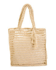 Handwoven Double Handle Square Weave Large Straw Tote | Handbags | Marshalls | Marshalls