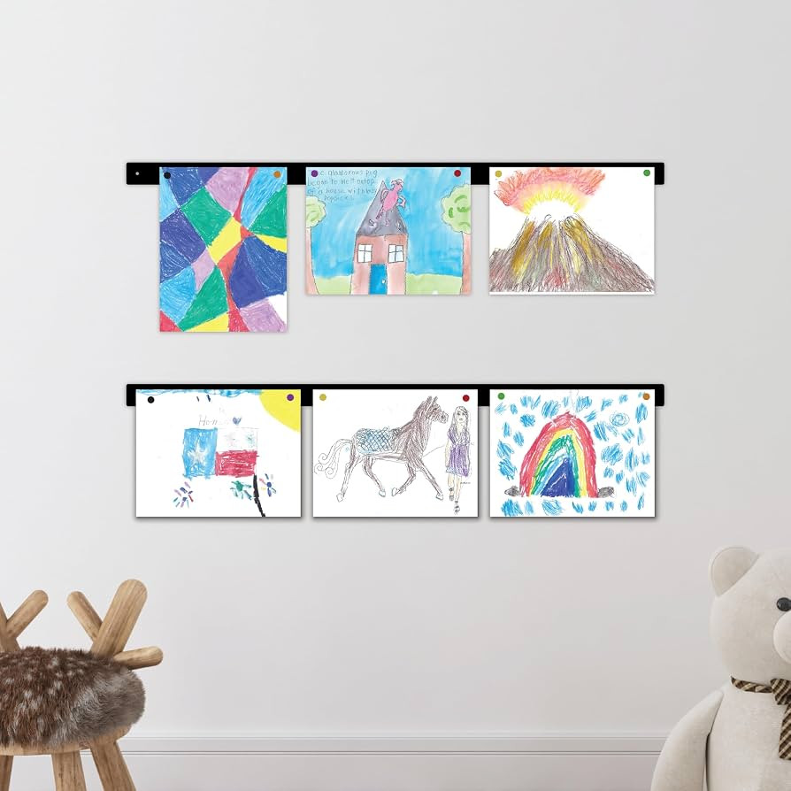 Magnetic Art Display for Kids Artwork (Set of 2) - Kids Art Display - Artwork Display for Kids Ar... | Amazon (US)