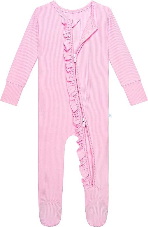 Posh Peanut Baby Rompers Pajamas - Baby Girl Clothes - Newborn Girl Clothes - Kids One Piece PJ - So | Amazon (US)