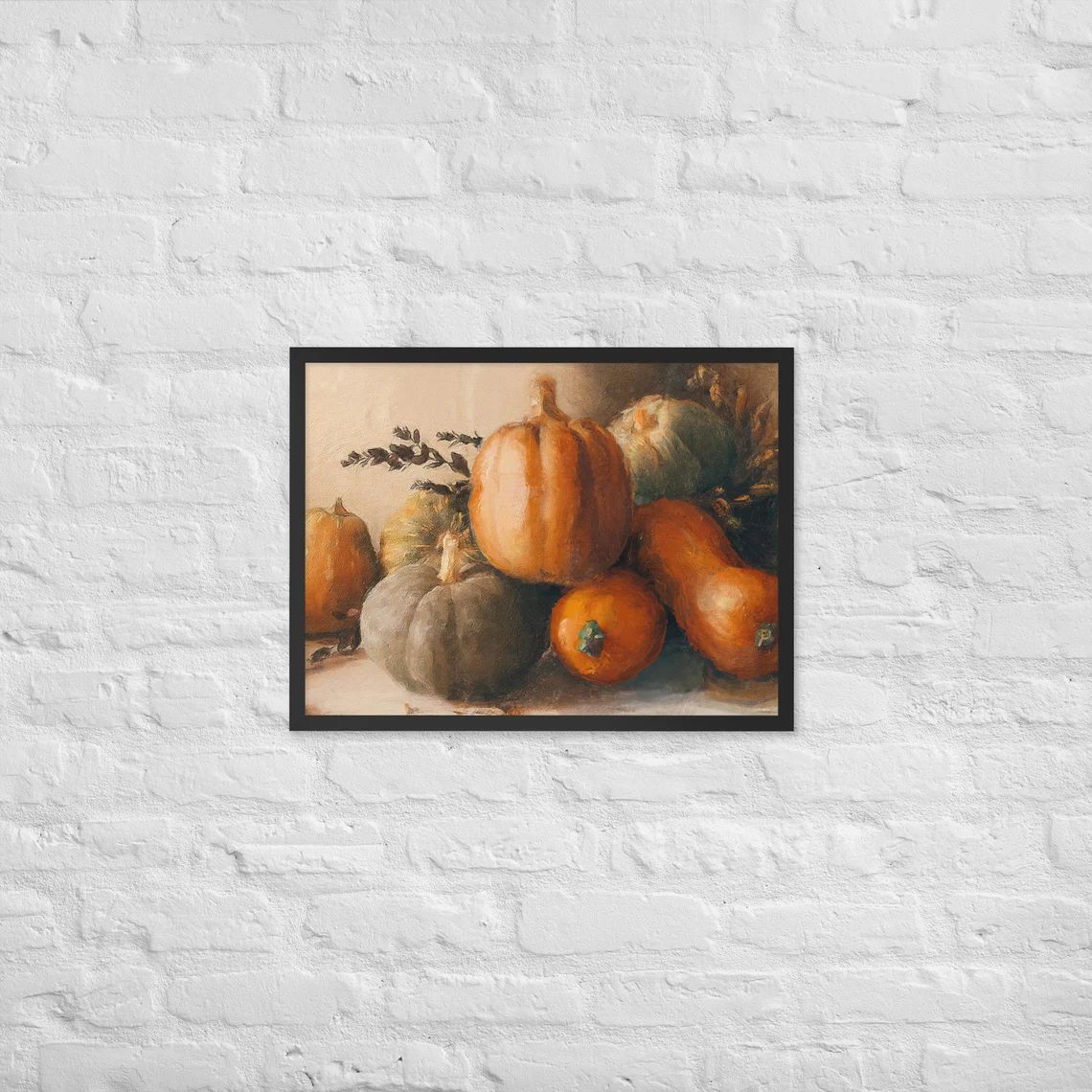 Vintage Pumpkin Painting  Fall Printable Wall Art  Autumn - Etsy | Etsy (US)