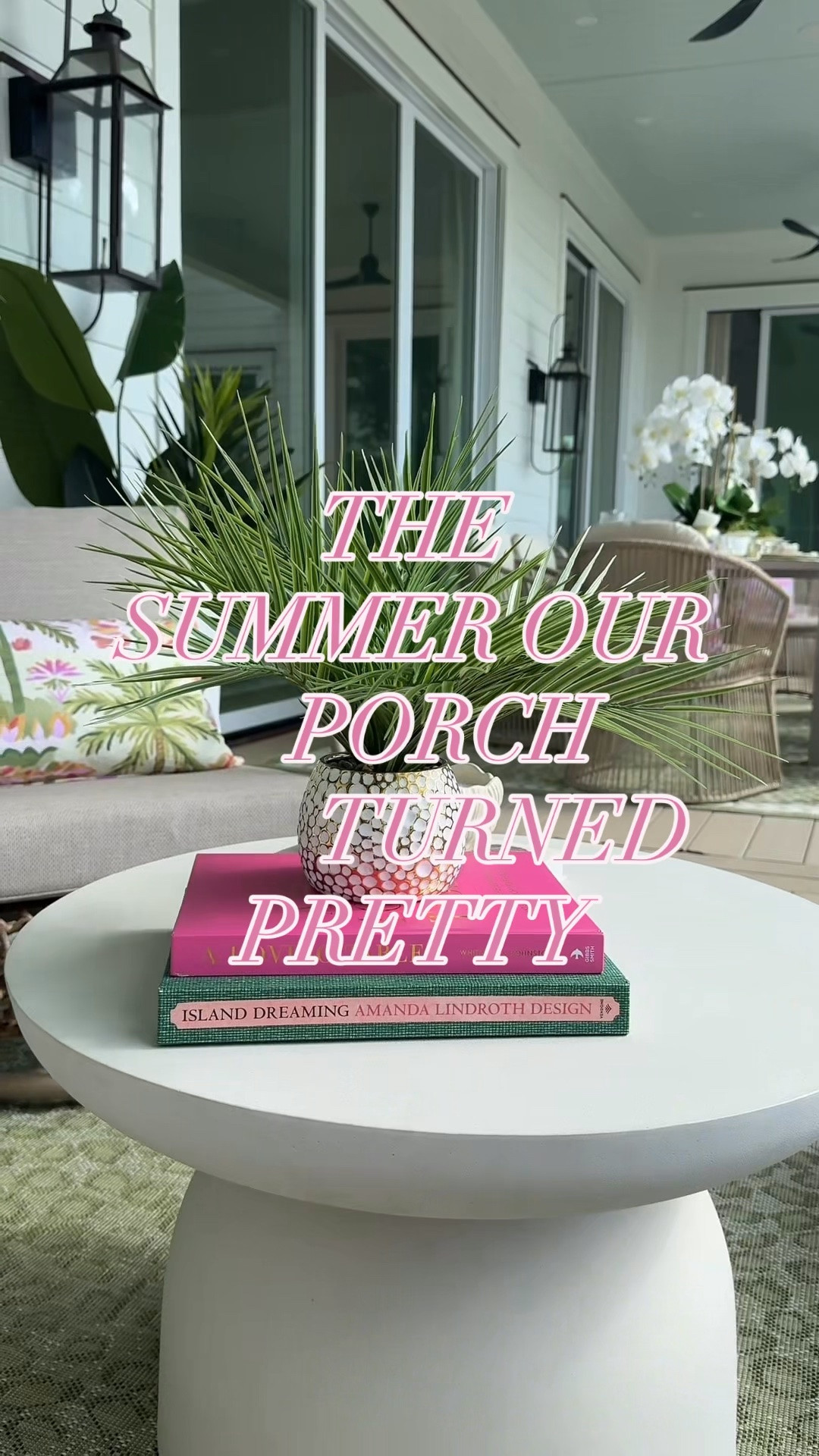 Welcome to the summer my porch turned pretty. @Wayfair 🩷
I wanted this space to feel like a Palm Beach resort - elevated, colorful, and somewhere that instantly makes you want to slow down. It's become my favorite place to start the morning with a Dr Pepper, toast the evening with a glass of champagne, or simply sit and soak it all in.

Almost every piece is from Wayfair, and their Black Friday in July sale is live with up to 80% off - if a porch refresh has been on your list, this is the time. 
#WayfairPartner #Wayfair

#LTKSaleAlert #LTKHome #LTKdayinmylife