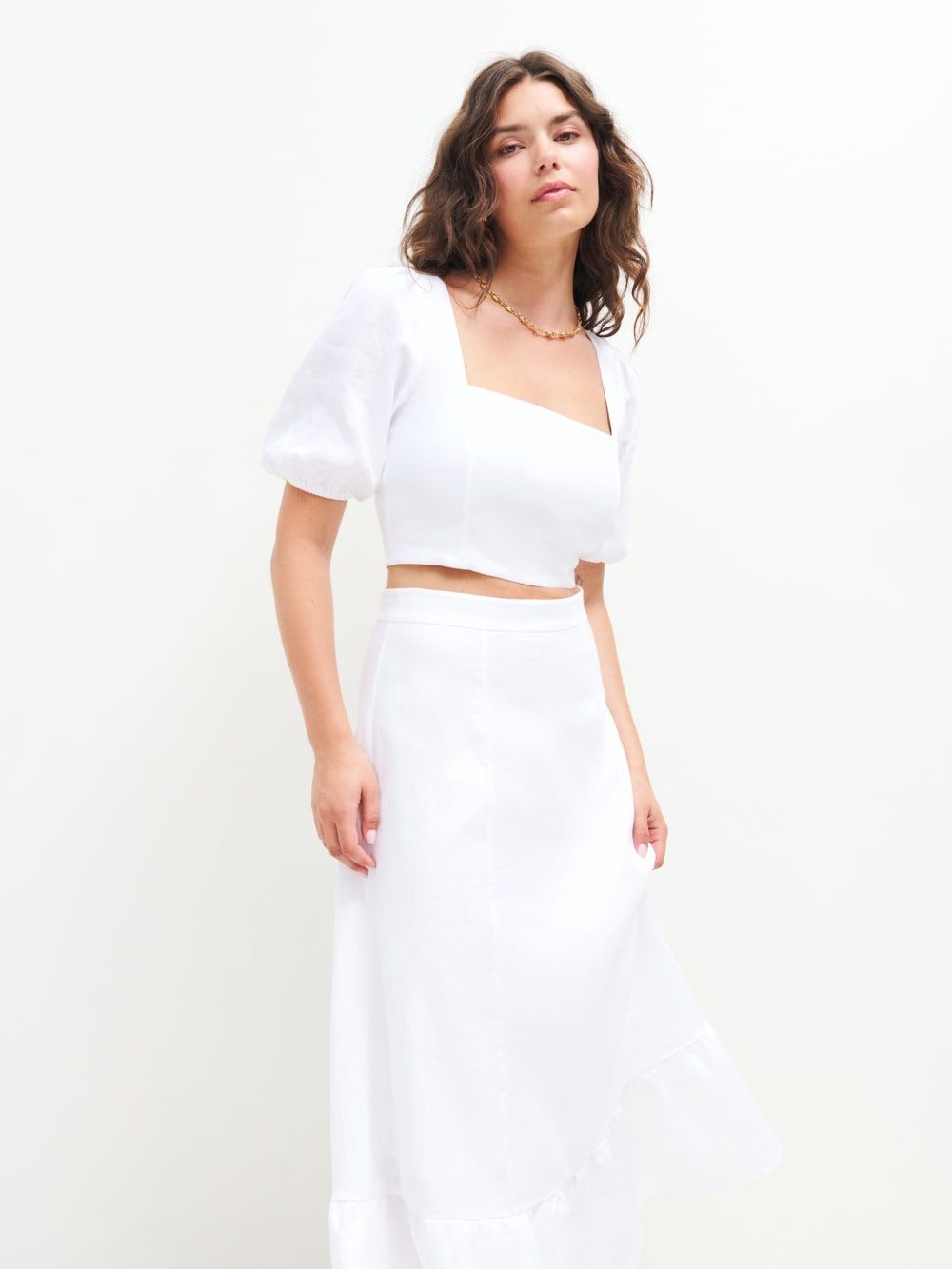Yucca Linen Two Piece | Reformation (US & AU)