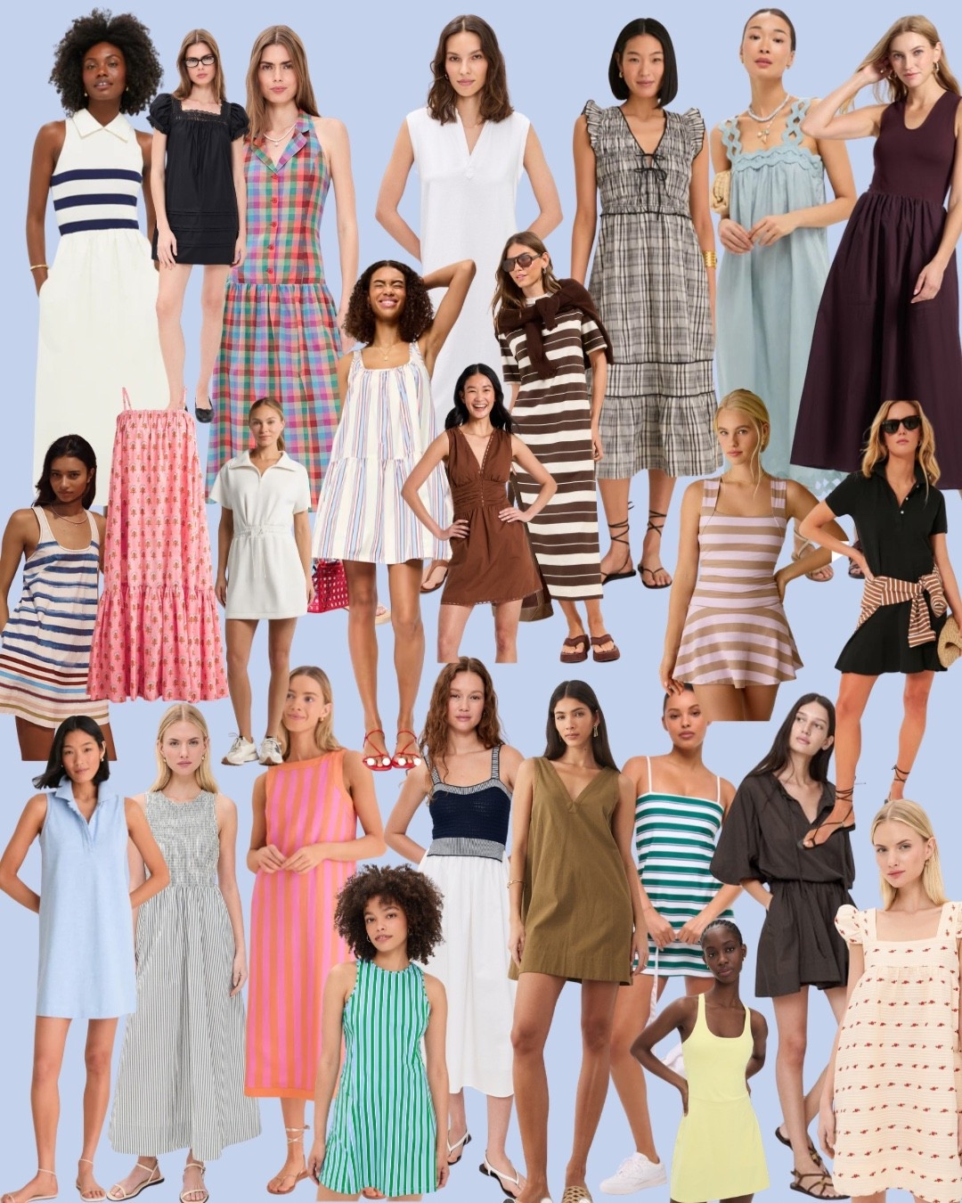 Easy dresses for occasions of all kinds that withstand the heat for this summer! 

#LTKdayinmylife #LTKootd #LTKSeasonal