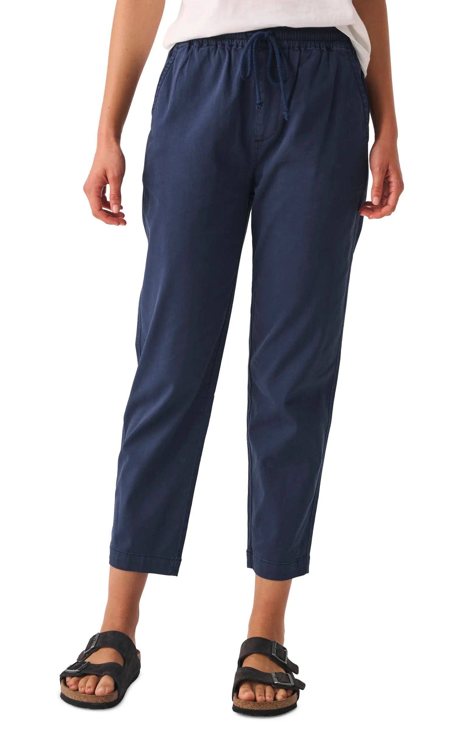 Faherty Essential Organic Cotton Blend Drawstring Pants | Nordstrom | Nordstrom