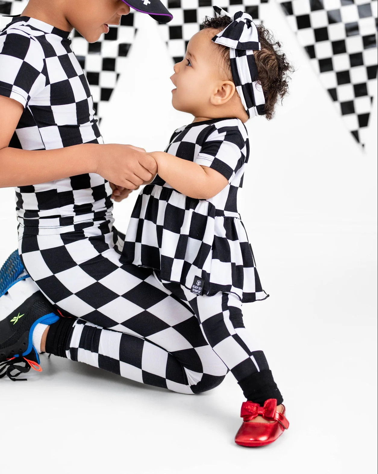 Reversible Opening Ready Set Romper® Twirl in Fast Lane | Ready Set Romper ®