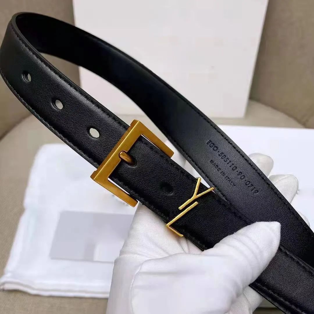 Designer Belt For Womens Luxury Belts Genuine Leather Golden Silver Buckle 3.0cm Width Betls Limi... | DHGate