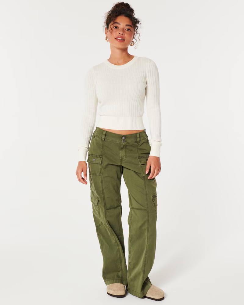 Ribbed Crew Sweater | Hollister (US)