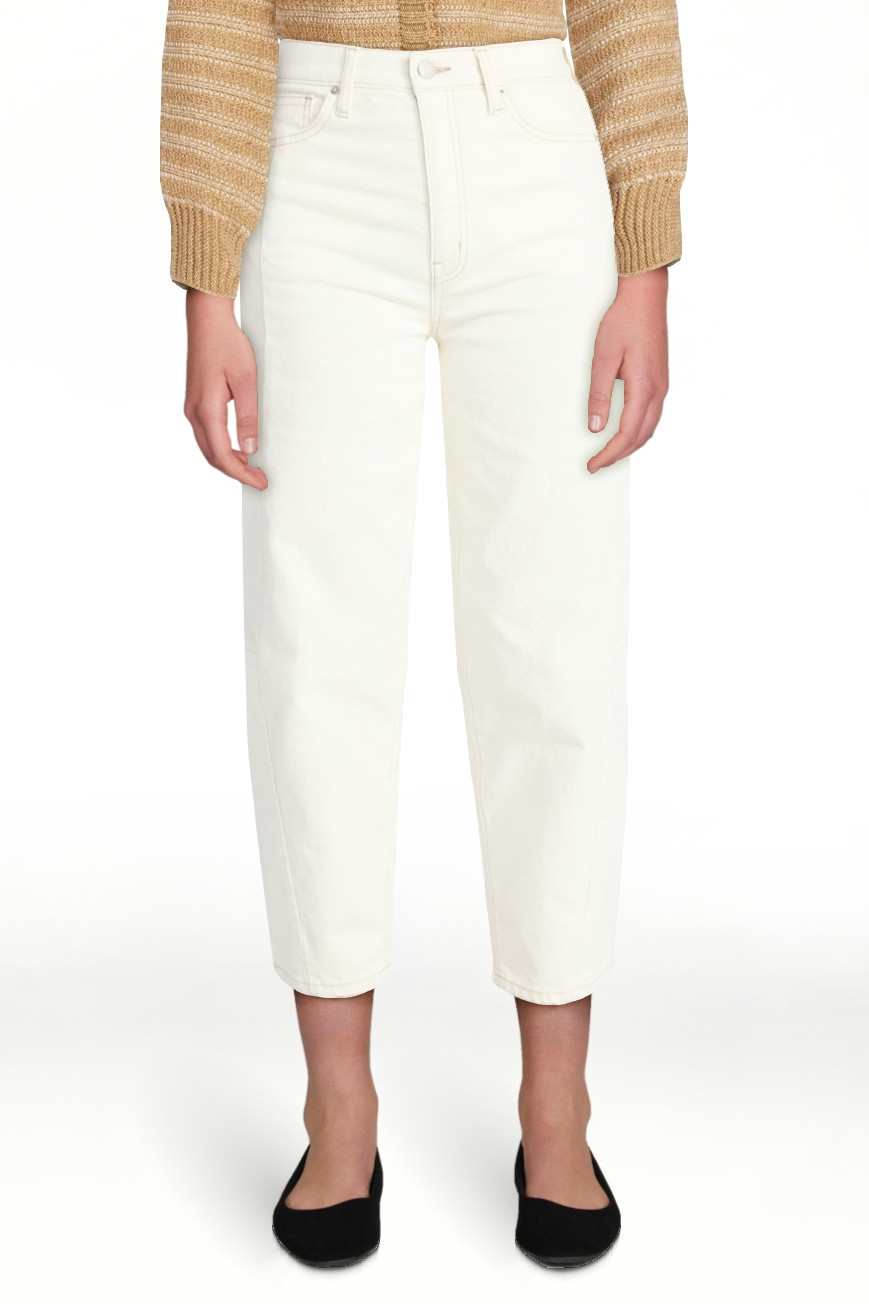 Time and Tru Women's High Rise Barrel Jeans, 28" Inseam, Sizes 0-20 | Walmart (US)