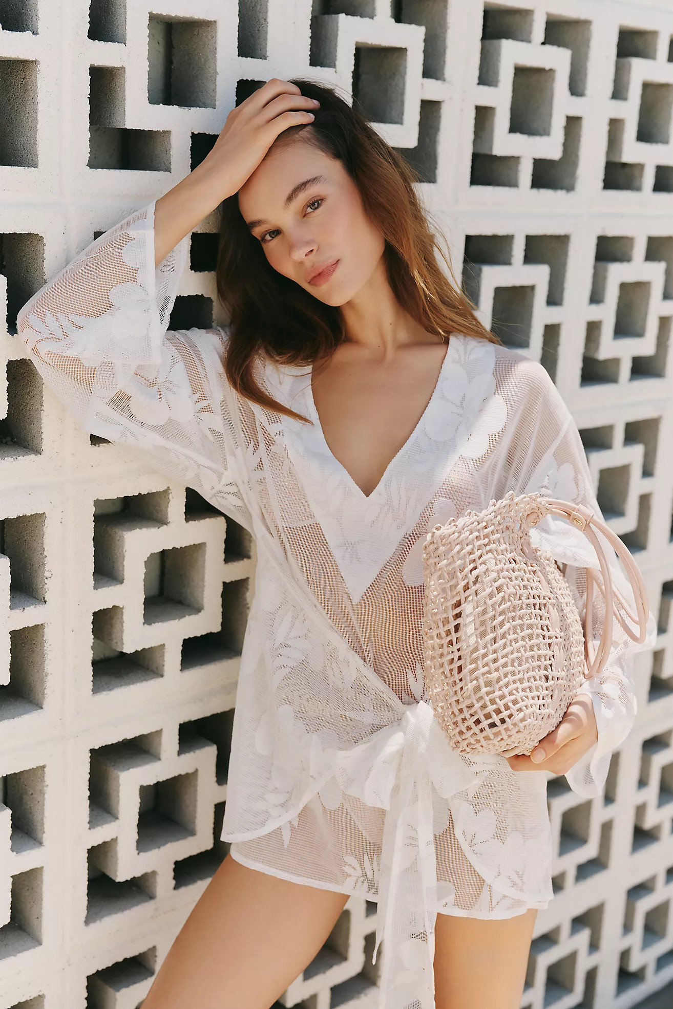 By Anthropologie Sheer Wrap Kaftan | Anthropologie (US)