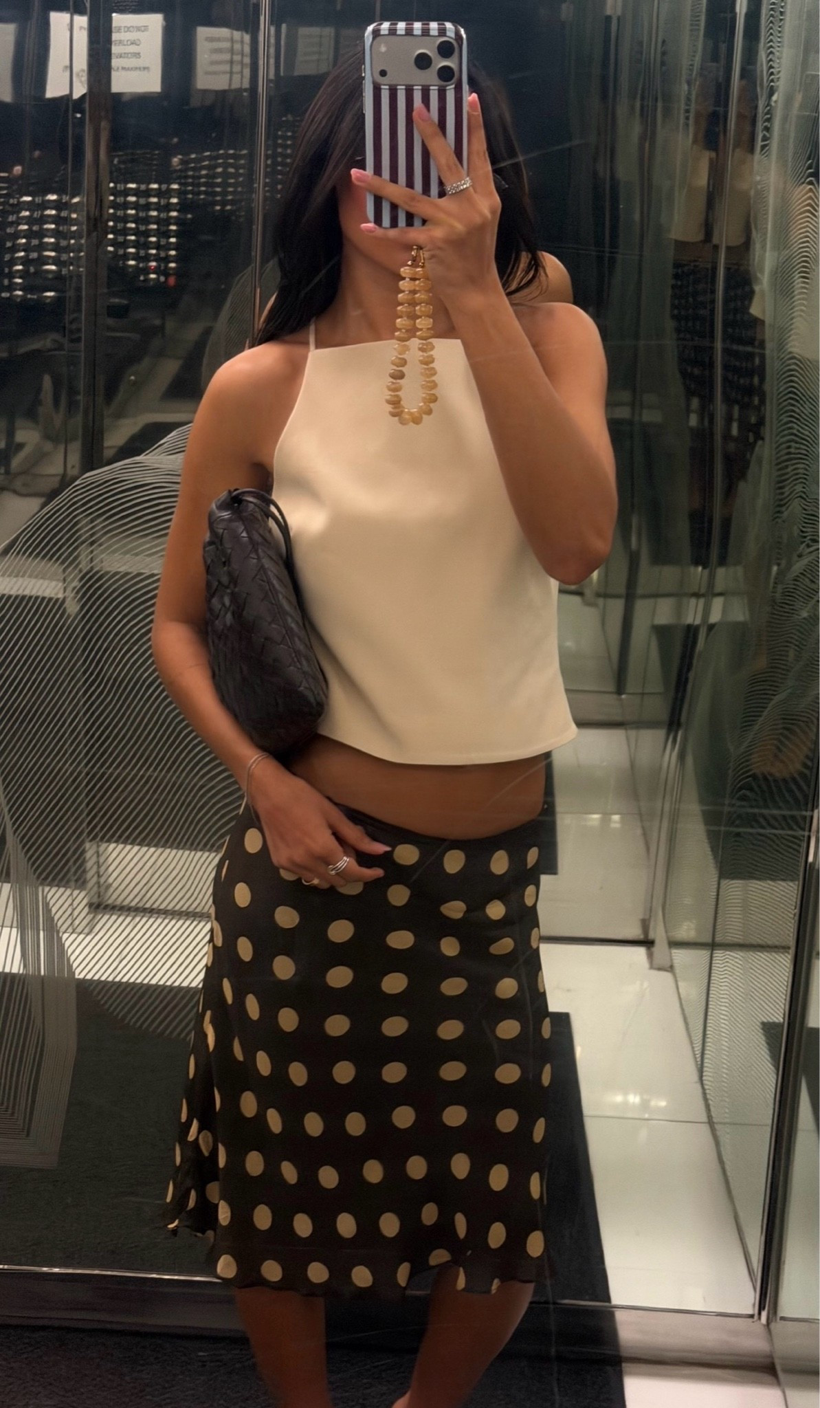 NYC Summer ootd | revolve top & polka dot skirt

#LTKootd #LTKdayinmylife #LTKmorningroutine