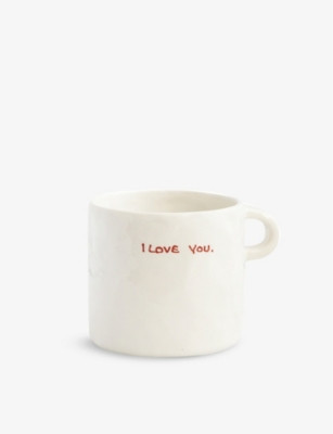 I Love You ceramic mug 9cm | Selfridges