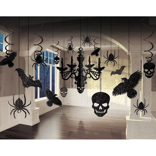 Halloween Glitter Chandelier Kit, 16" | Walmart (US)