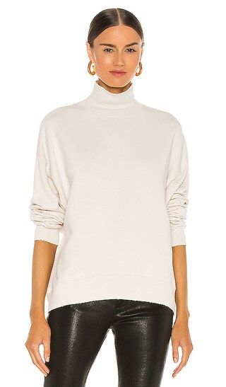 Funnel Neck Sweatshirt in Vintage Winter White | Revolve Clothing (Global)