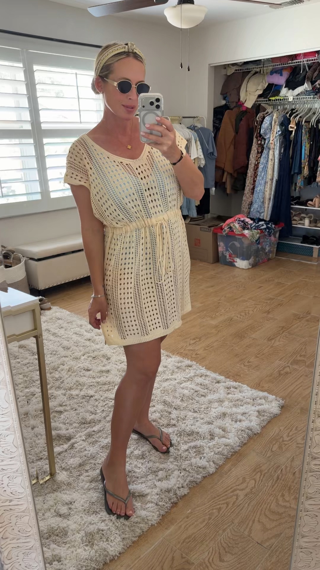 Pool day. Swimwear coverup. Flip flops. Sunglasses. Sandals 

#LTKootd #LTKSwim #LTKdayinmylife