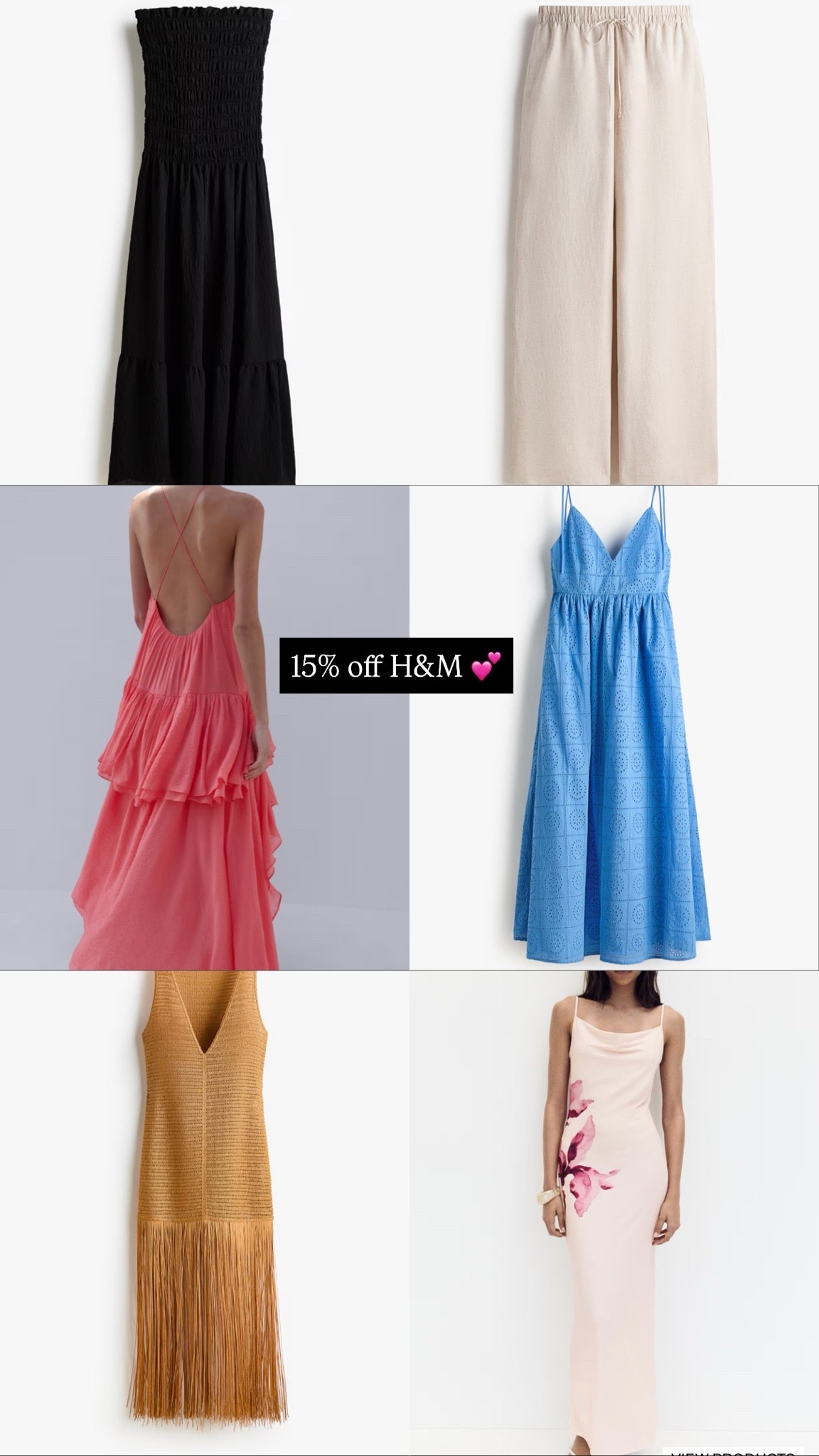15% off H&M top picks 💕