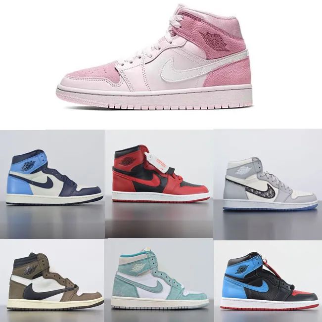 Air Jordan 1 1S Dupe Basketball Shoes Cherry Blossom Powder Sports Sneakers Men Women Sneaker Uni... | DHGate