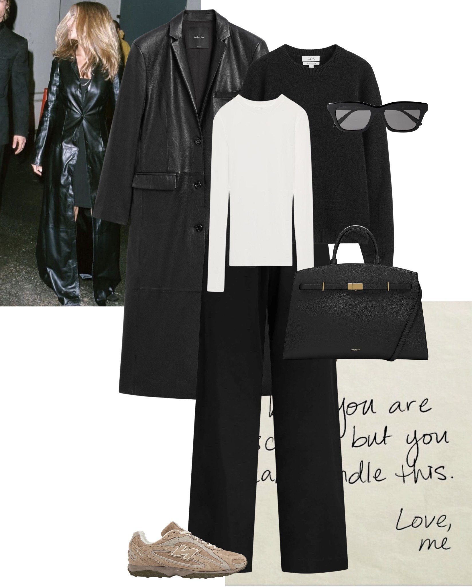 Leather Trench + Jumper + Trousers 

Outfit | WorkWear | Bag | Winter | Coat | Jacket | Trainers 



#LTKwinter #LTKworkwear #LTKuk