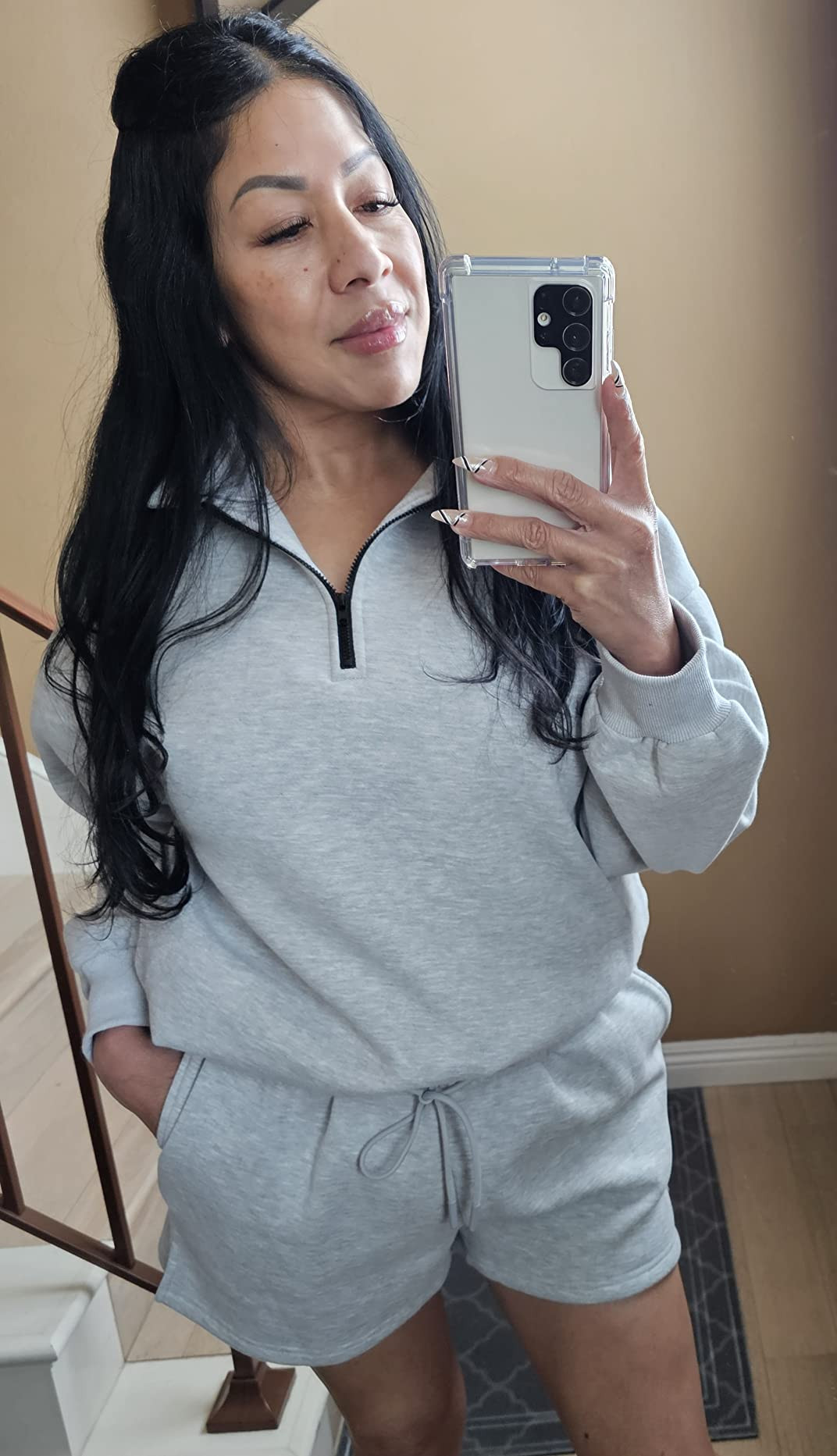 Trendy Queen Women's Oversized 2 Piece Lounge Sets Fall Outfits 2023 Fashion Long Sleeve Cozy Paj... | Amazon (US)