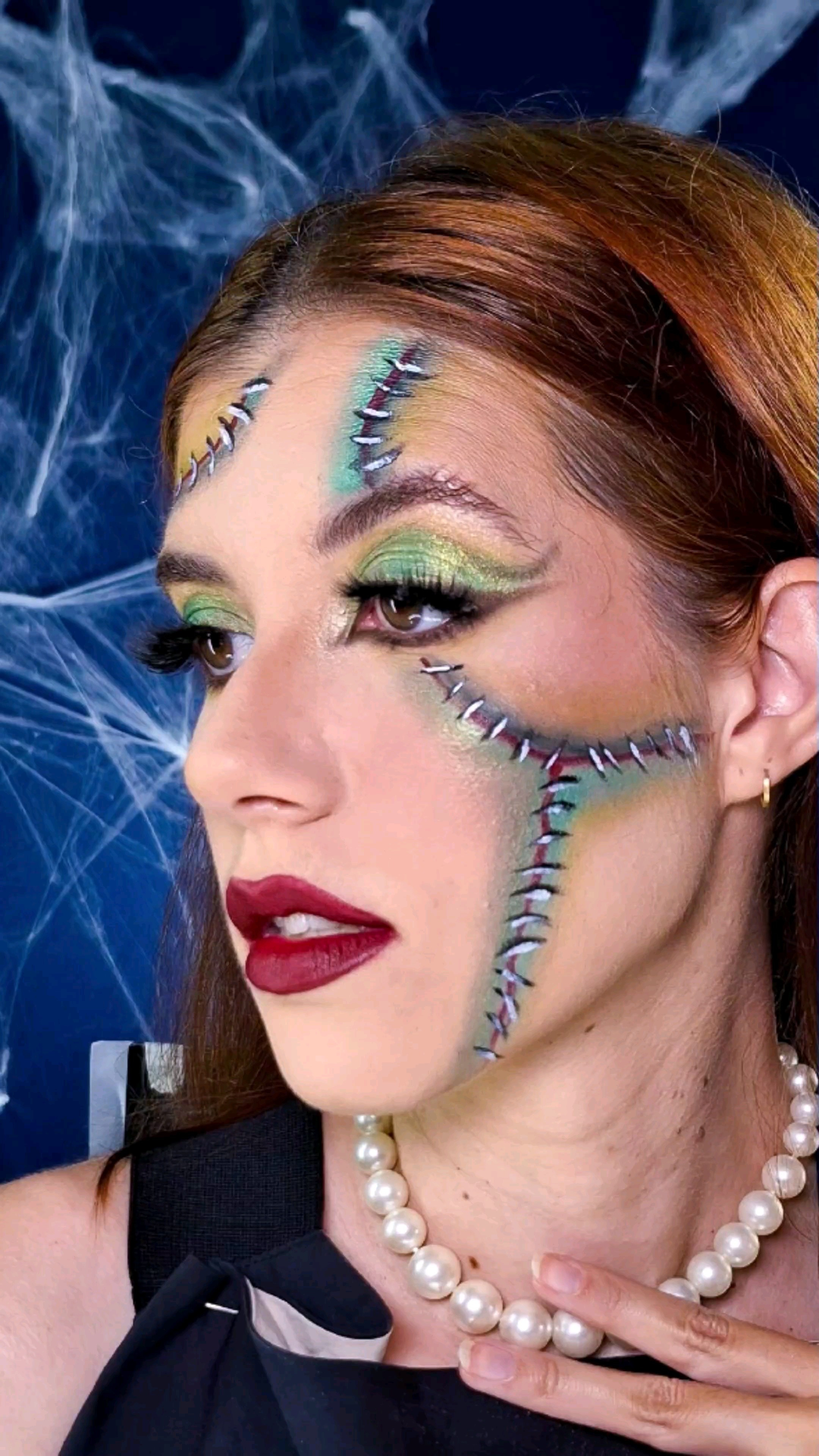 Maquiagen facil do Frankenstein para o Halloween 🎃 #halloween 

#LTKbeleza #LTKbrasil